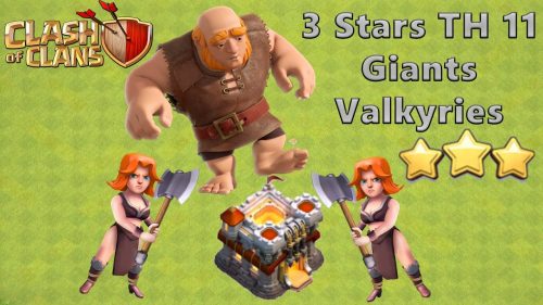 Nuova Strategia: 3 stelle su TH11 con Giganti + Valchirie