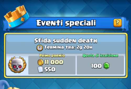 nuova sfida sudden death