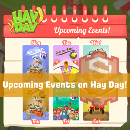 Upcoming events on Hay Day
