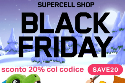 Offerte speciali Black Friday Supercell Shop