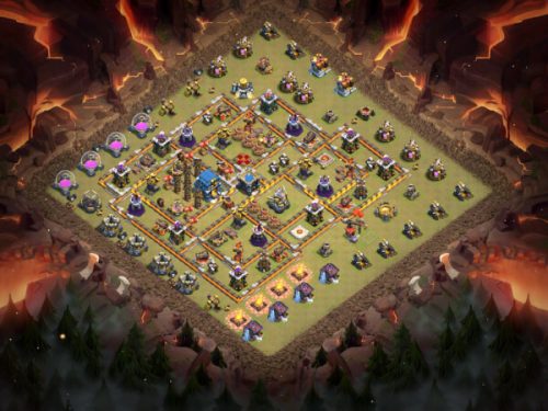 Layout Clash Of Clans 1