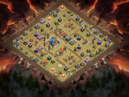 Clash Of Clans 3 layout
