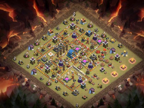 Clash Of Clans 4 layout